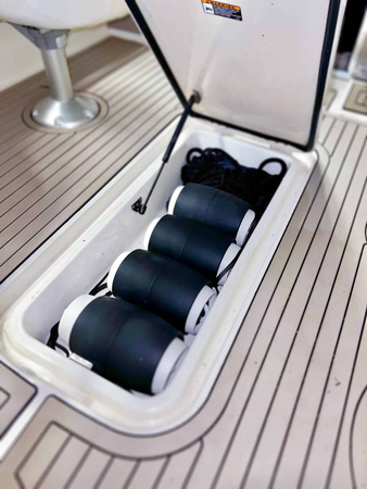 POP Fender - Odbijacz teleskopowy | Biały